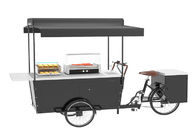 Kundenspezifischer elektrischer Burger-Nahrungsmittelwagen mit Bratpfannen-/Kühlschrank-und Eisen-Platte
