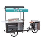 Fahrrad des neuen Entwurfs-Edelstahlkasten BBQ-Wagengrillgrills Nahrungsmittelim freien