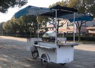 Der 7 Geschwindigkeits-GangScheibenbremse Edelstahl-Fahrrad-Nahrungsmittelwagen
