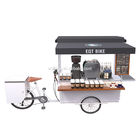 Holz-Verkauf-Kastenstruktur-Kaffee-Fahrrad-Wagen der Lasts-300kg