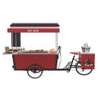 mobiler Dreiradgrill-Verkauf-Wagen der Nahrung350w im Freien
