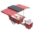 mobiler Dreiradgrill-Verkauf-Wagen der Nahrung350w im Freien