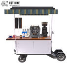 18KM/H, das Roller-Kastenstruktur-Kaffee-Fahrrad-Wagen verkauft