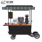 Van Vending Coffee Bike Cart-Metallrahmen der Nahrung350w