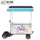 Eiscreme-Verkauf-Dreirad des Scheibenbremse-Eiscreme-Fahrrad-Wagen-18KM/H