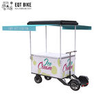 Roller-Eiscreme-Fahrrad-Wagen-Batterie-Träger-Fracht-Fahrrad EQT elektrisches für kalte Getränke Front Load Business Bike