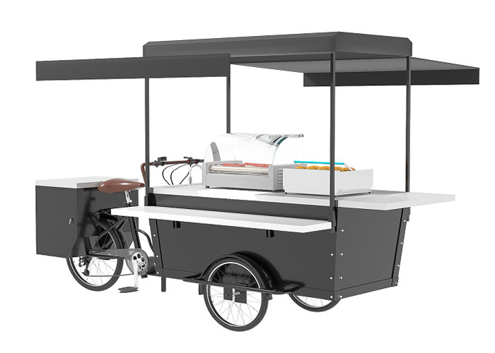 Vielzweckroller-Anhänger-Nahrungsmittelwagen-Edelstahl-Rahmen mit Wasser-System