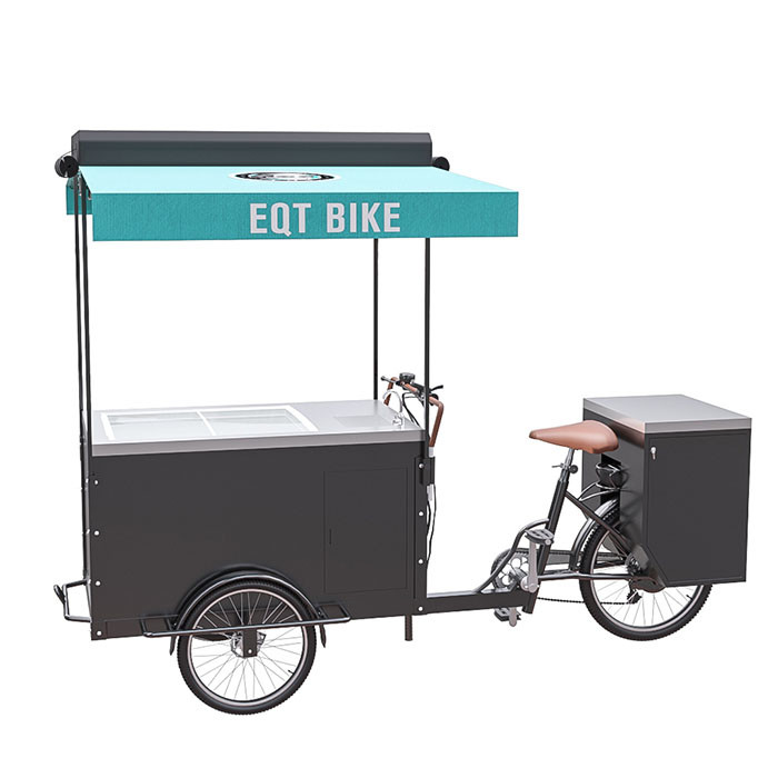Speicher-Eiscreme-Fahrrad-Luxuswagen Soems großer mit lang unter Verwendung des Lebens