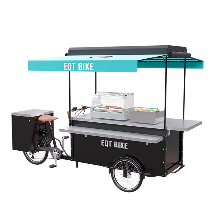 Öl-beständiger Fahrrad-Nahrungsmittelwagen elektrisch betrieben mit hoher Standard-Batterie