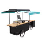 Klassischer Roller-Nahrungsmittelanhänger, Fracht-Roller-Nahrungsmittelwagen für Burger-Verkauf