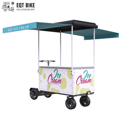 Roller-Eiscreme-Fahrrad-Wagen-Batterie-Träger-Fracht-Fahrrad EQT elektrisches für kalte Getränke Front Load Business Bike